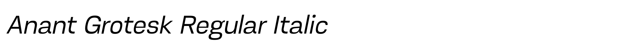 Anant Grotesk Regular Italic image